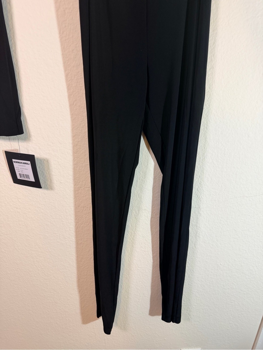 Norma Kamali One Sleeve Shane Catsuit Black Jumpsuit M KK123JPL968001 - Picture 7 of 9